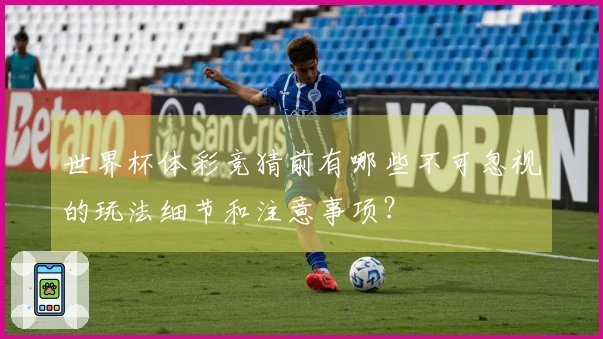 世界杯体彩竞猜前有哪些不可忽视的玩法细节和注意事项？