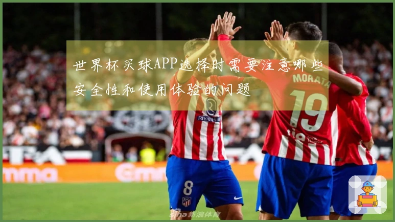 世界杯买球APP选择时需要注意哪些安全性和使用体验的问题